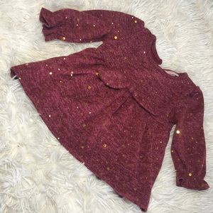 YoungLand Baby Maroon dress(18m)